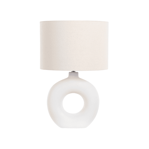 Candeeiro de mesa VENTA Cerâmica Branco