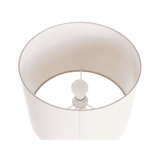 Candeeiro de mesa VENTA Cerâmica Branco