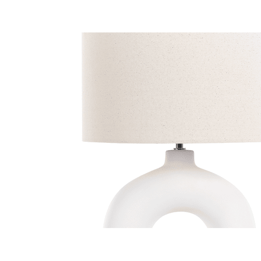 Candeeiro de mesa VENTA Cerâmica Branco