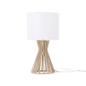 Candeeiro de mesa CARRION CastanhoBranco
