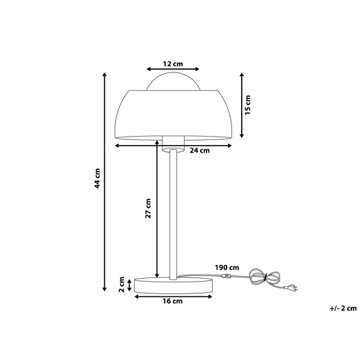 Candeeiro de mesa SENETTE Metal Prateado Candeeiro de mesa SENETTE Metal Prateado