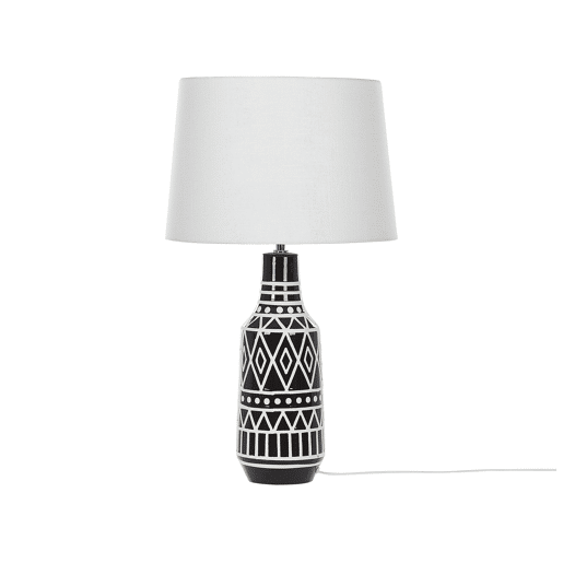 Beliani Candeeiro de mesa SHEBELLE Beliani Candeeiro de mesa SHEBELLE