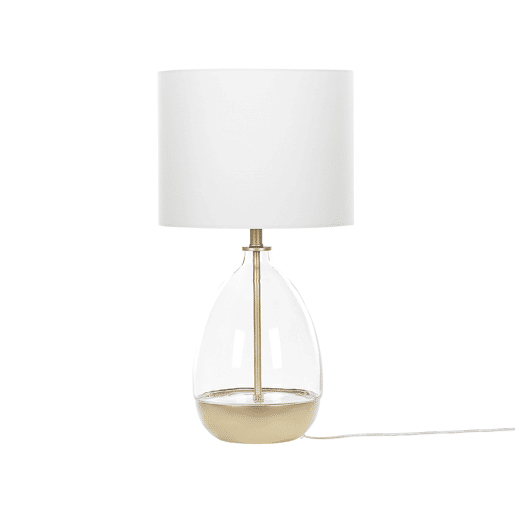 Candeeiro de mesa OKARI Vidro Branco