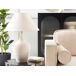 Beliani Lámpara de mesa CELESTE Beliani Lámpara de mesa CELESTE Crema