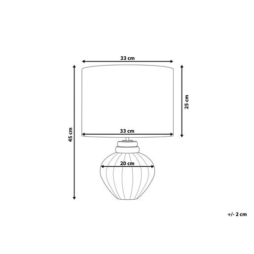 Candeeiro de mesa NERIS CerĂ¢mica Branco Candeeiro de mesa NERIS CerĂ¢mica Branco