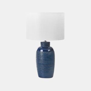 Candeeiro de mesa PERLIS Cerâmica Azul marinho