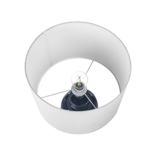 Candeeiro de mesa PERLIS Cerâmica Azul marinho