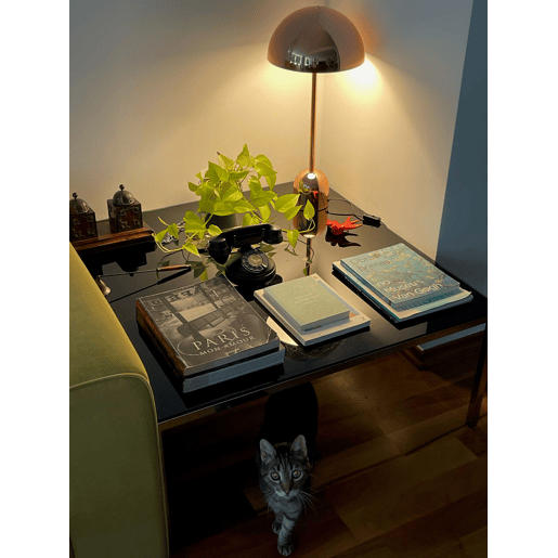 Beliani Candeeiro de mesa MACASIA