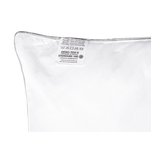 Conjunto de 2 almofadas PELISTER Baixa Microfibra 50 x 60 cm Branco Conjunto de 2 almofadas PELISTER Baixa Microfibra 50 x 60 cm Branco