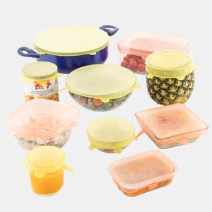 Conjunto de 10 Tampas de Cozinha Reutilizáveis e Ajustáveis Lilyd InnovaGoods