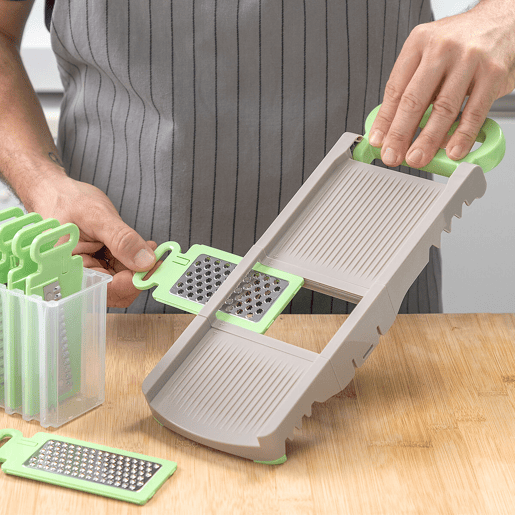 Mandolina-Ralador Dobrável 6 em 1 Choppie InnovaGoods