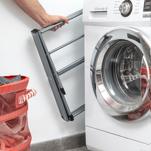 Estendal Metálico Rebatível e Extensível com 3 Alturas Cloxy InnovaGoods (11 Barras)