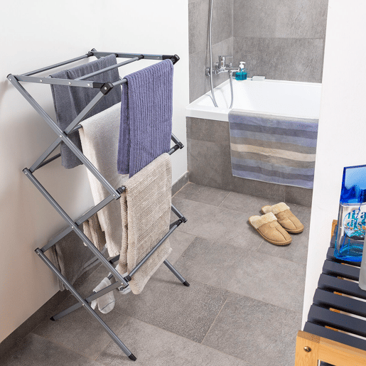 Estendal Metálico Rebatível e Extensível com 3 Alturas Cloxy InnovaGoods (11 Barras)