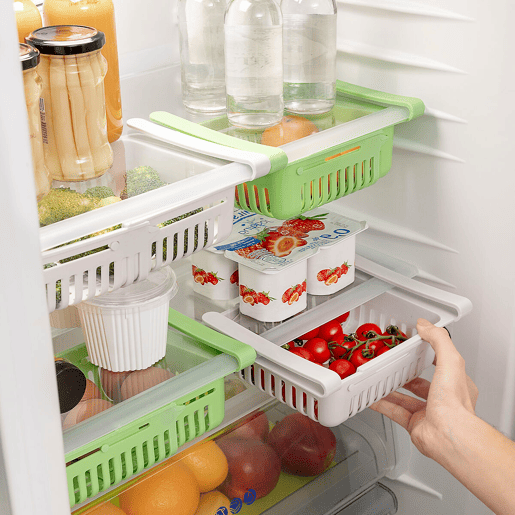 Organizador de Frigorífico Ajustável Friwer InnovaGoods (pack de 2)