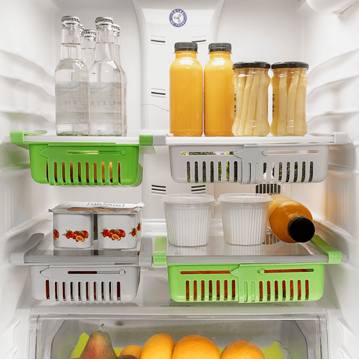 Organizador de Frigorífico Ajustável Friwer InnovaGoods (pack de 2)