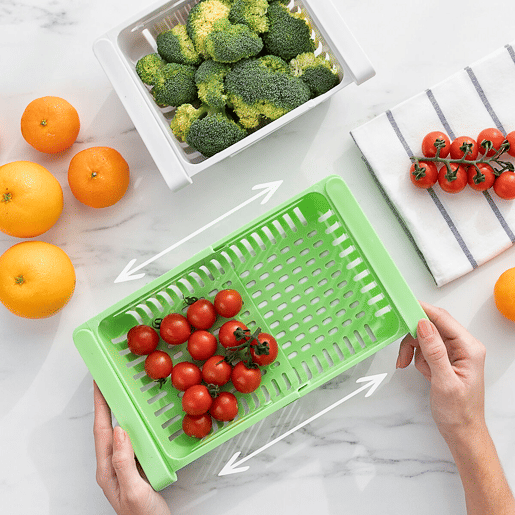 Organizador de Frigorífico Ajustável Friwer InnovaGoods (pack de 2)