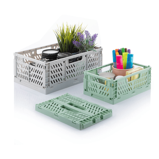Conjunto de 3 Caixas Organizadoras Dobráveis e Empilháveis Boxtor InnovaGoods