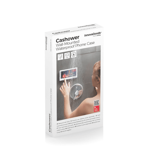 Capa Impermeável com Suporte de Parede para Smartphone Cashower InnovaGoods