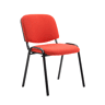 Silla de Conferencia Ken Tela Rojo 53X53X83 cm