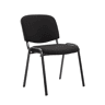 Silla de Conferencia Ken Tela Negro 53X53X83 cm