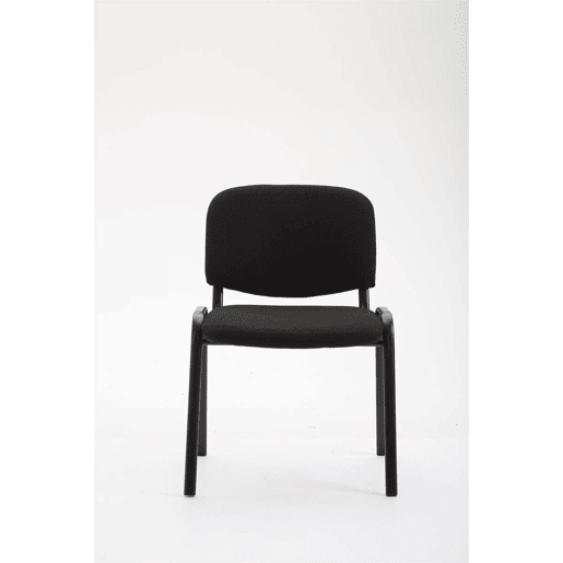 Silla de Conferencia Ken Tela Negro 53X53X83 cm