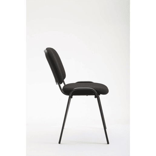 Silla de Conferencia Ken Tela Negro 53X53X83 cm