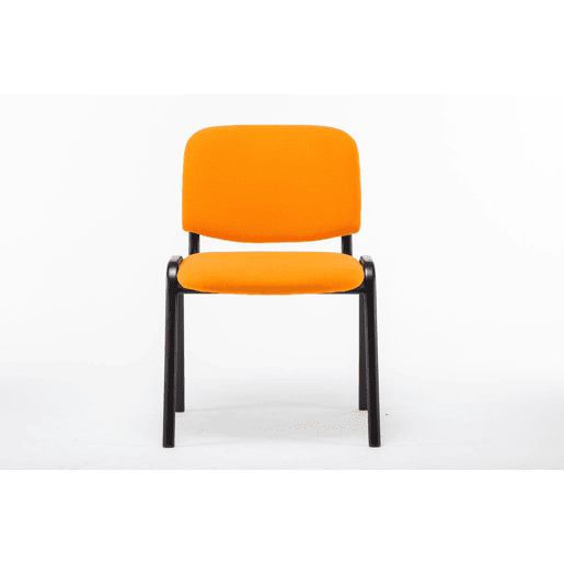 Silla de Conferencia Ken Tela Naranja 53X53X83 cm