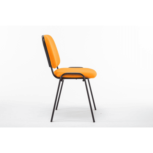 Silla de Conferencia Ken Tela Naranja 53X53X83 cm