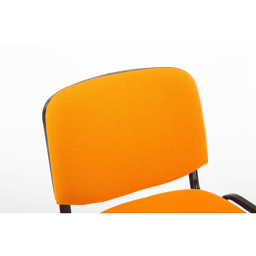 Silla de Conferencia Ken Tela Naranja 53X53X83 cm