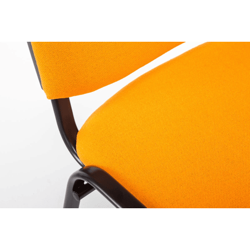 Silla de Conferencia Ken Tela Naranja 53X53X83 cm