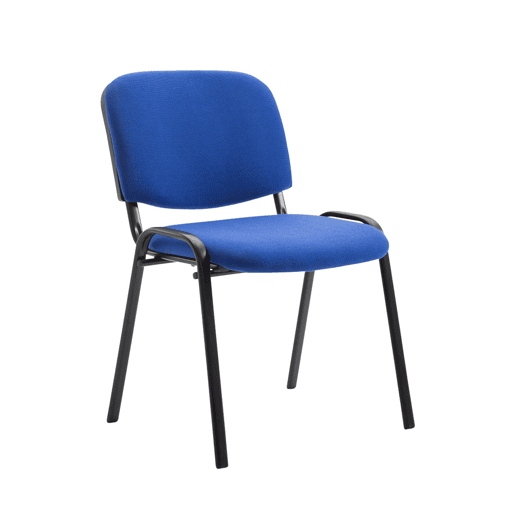 Silla de Conferencia Ken Tela Azul 53X53X83 cm