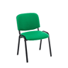 Silla de Conferencia Ken Tela Verde 53X53X83 cm