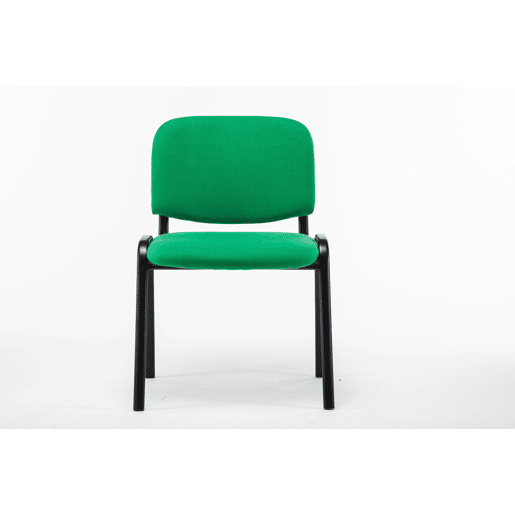 Silla de Conferencia Ken Tela Verde 53X53X83 cm