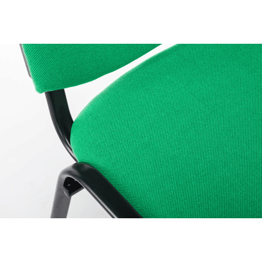 Silla de Conferencia Ken Tela Verde 53X53X83 cm
