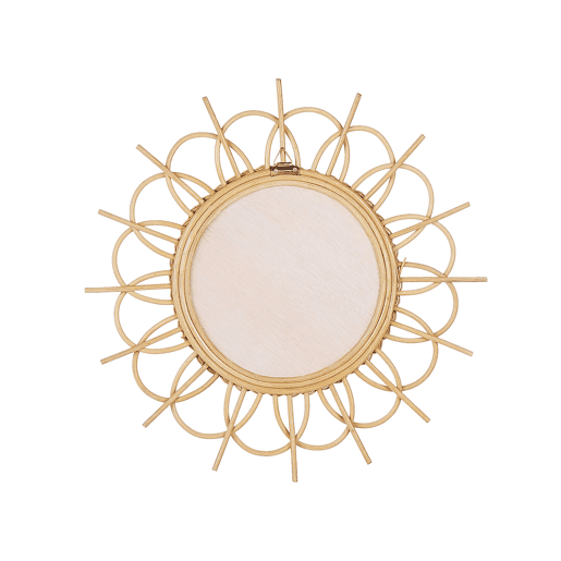 Espelho TELAKIA 60 cm 60 cm Rattan Natural