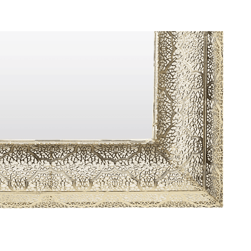 Espelho PLERIN 60 cm 60 cm Metal Dourado