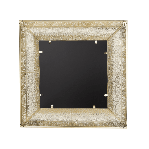 Espelho PLERIN 60 cm 60 cm Metal Dourado