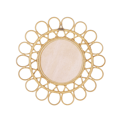 Espelho BABAI 60 cm 60 cm Rattan Natural