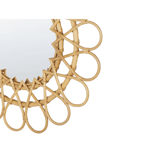 Espelho BABAI 60 cm 60 cm Rattan Natural