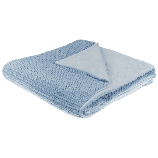 Manta BJAS 200 x 220 cm Azul Manta BJAS 200 x 220 cm Azul