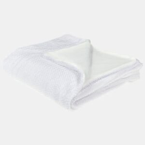 Manta BJAS 200 x 220 cm Branco