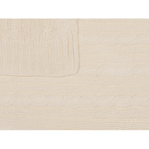 Manta ANAMUR Algodão 110 x 180 cm Creme