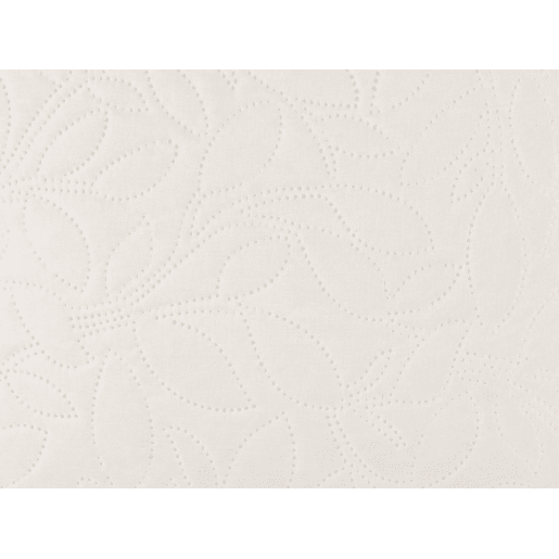 Colcha com almofadas RUDKHAN 140 x 210 cm Creme