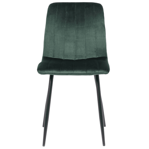 Silla De Comedor Dijon Terciopelo Verde 53X45X88 cm