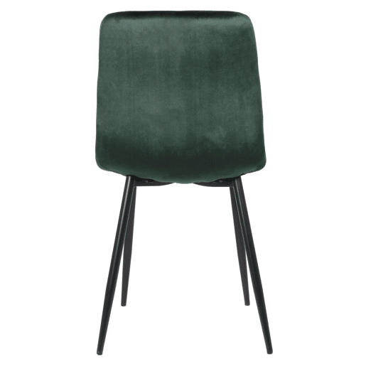 Silla De Comedor Dijon Terciopelo Verde 53X45X88 cm