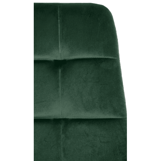 Lote de 2 sillas de comedor Tilde Terciopelo Verde 55X45X84 cm