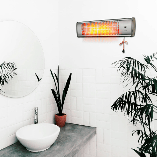Fogão de Quartzo Infiniton HQP-W33 - 3 níveis de potência - 1500 W Cinzento