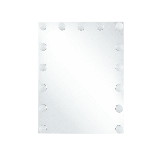 Espelho LED para casa de banho LUCENAY 40 cm 50 cm Prateado