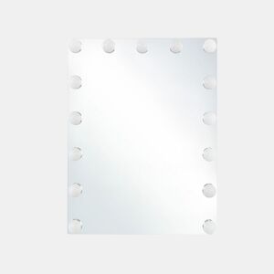 Espelho LED para casa de banho LUCENAY 40 cm 50 cm Prateado