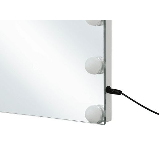 Espelho LED para casa de banho LUCENAY 40 cm 50 cm Prateado